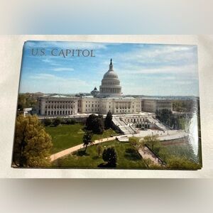 US Capitol Souvenir Magnet. Photo-style. Perfect Gift for Any Patriot!